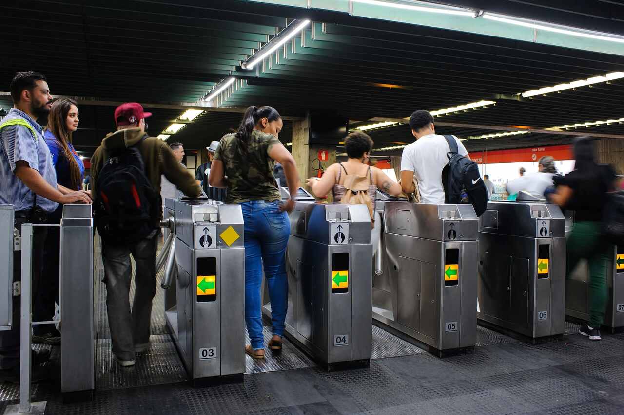 catraca do Metrô