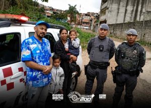 crianças localizadas pela PM