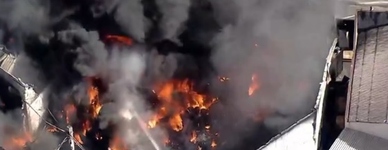 incêndio em Cumbica