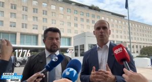Paulo Figueiredo e Eduardo Bolsonaro
