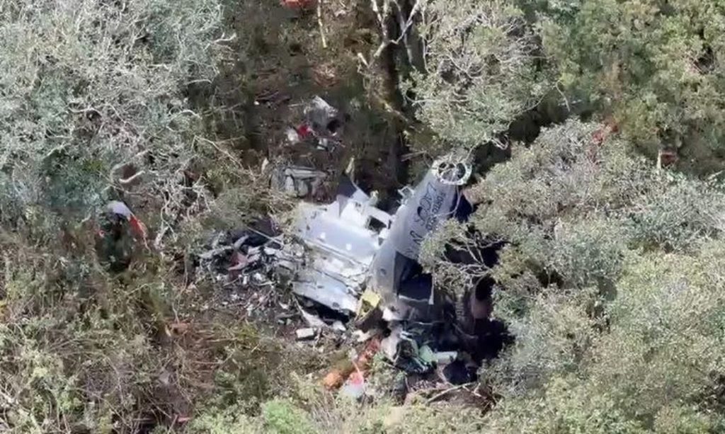 helicóptero que caiu na Serra Catarinense com o cantor Rick