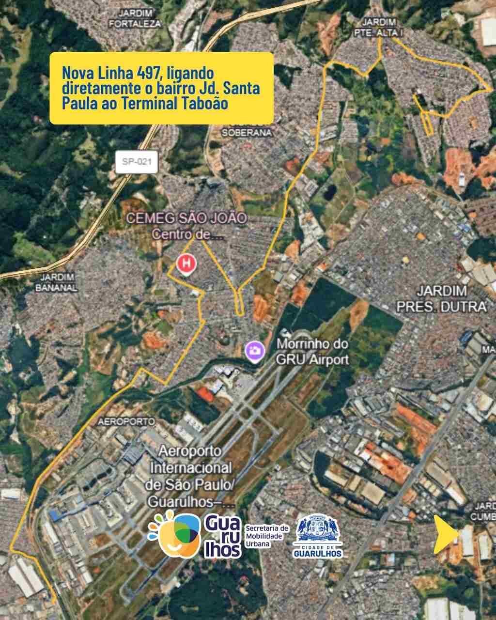 nova linha de ônibus