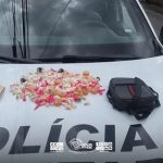 porções de drogas